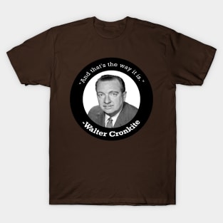 The most trusted man in America T-Shirt